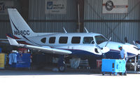N68CC @ SRQ - Piper receives maintenance attention at Sarasota - by Terry Fletcher