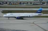 N653JB @ KFLL - Airbus A320