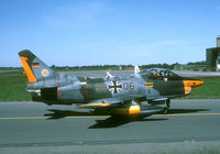 99 06 @ ETNH - After the G-91 was withdrawn from Luftwaffe use some soldiered on as target tug with the Condor flight. This one was photographed at its home base. - by Joop de Groot