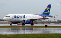 N506NK @ FLL - One of 15 aircraft waiting in line for departure after storms temporarily closed depatures from Ft Lauderdale Int - by Terry Fletcher