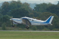 G-DNCS @ EGCC - Piper - Taking off - by David Burrell