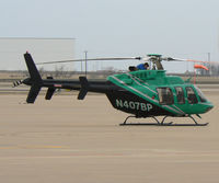 N407BP @ AFW - 407 on the Bell Helicopter Ramp - by Zane Adams