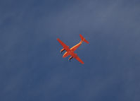 N203LG - Flight for Life flying over Columbine High School heading West.