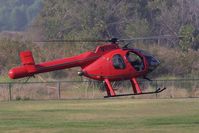 N909AG - 1992 McDonnell Douglas Helicopter 500N N909AG arriving at Hansen Dam Park. - by Dean Heald