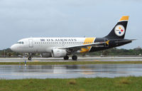 N733UW @ FLL - US Airways 'STEELERS' Logojet - by Terry Fletcher