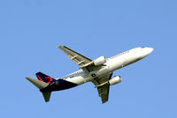 OO-VES @ EBBR - Taking of at Brussels Airport