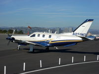 N850MD @ KSMO - TBM850 at KSMO Transient Parking