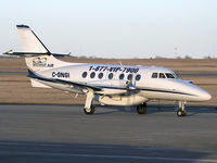 C-GNGI @ CYYC - Infinit Air Private Jetstream 31 taxiing to the Shell apron - by CdnAvSpotter