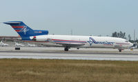 N994AJ @ MIA - Amerijet B727 taxying to the ramp in Cargo at Miami - by Terry Fletcher
