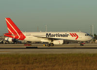 EI-TAF @ MIA - Martinair operate this ex TACA A320 as a feeder for flights to / from Holland - by Terry Fletcher