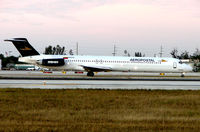 N905TA @ MIA - Aeropostal MD82 seen here at Miami in Feb 2008 - operated for 15 years with Finnair - by Terry Fletcher