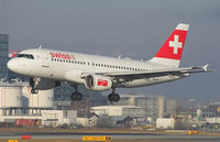 HB-IPS @ LOWW - SWISS A319-112 on finale off rwy16 - by Delta Kilo