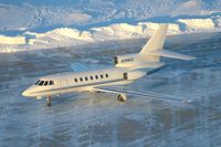 N398AC @ CID - Alliant Energy's bird - by Glenn E. Chatfield