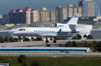 N901SB @ FLL - Falcon 90EX about to land at Ft.Lauderdale Int in Feb 2008 - by Terry Fletcher