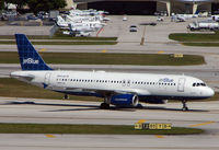 N553JB @ FLL - Jetblue A320 taxies in at Ft. Lauderdale Int - by Terry Fletcher