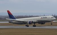 N1501P @ LOWW - Delta Boeing 767 touch down RWY 34 - by Delta Kilo