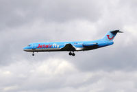 OO-TUF @ EBBR - Landing at Brussels Airport