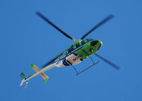 N773AL - AirLife Denver heading west over Columbine High School. - by Bluedharma
