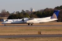 N188WQ @ ORF - Continental Connection (Colgan Air) N188WQ (FLT CJC3320) rolling out on RWY 5 after arrival from Newark Liberty Int'l (KEWR). - by Dean Heald