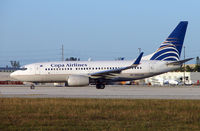 HP-1380CMP @ MIA - Copa B737 about to depart Miami - by Terry Fletcher