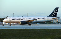 F-OHML @ MIA - Mexicana A320 at Miami in Feb 2008