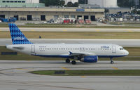N509JB @ FLL - Jetblue A320 taxies in at Ft. Lauderdale Int - by Terry Fletcher