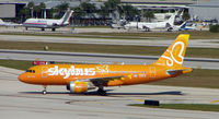 N521VA @ FLL - Skybus is now operating one of the A319 that was ordered by Virgin America - by Terry Fletcher