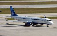 N190JB @ FLL - JetBlue Emb190 taxies in at Ft.Lauderdale Int - by Terry Fletcher