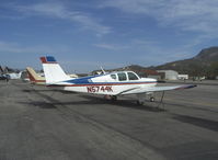 N5744K @ SZP - 1964 Beech 35 B33 DEBONAIR, Continental IO-470-K 225 Hp - by Doug Robertson