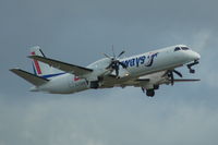 G-CDEB @ EGCC - Eastern Airways - Taking Off - by David Burrell