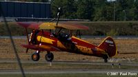 N696H @ FCI - Some prep time before the wing-walking