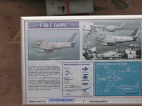 5316 - F-86 Data at Brussels Air Museum - by John J. Boling