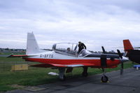 G-SFTS @ EGLF - Firecracker turboprop trainer at Farnborough, 1986