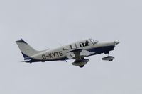 G-KYTE @ EGBT - just airborne after respray and re-register - by gerry whitlow