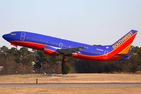 N683SW @ ORF - Southwest Airlines N683SW (FLT SWA3490) departing RWY 5 enroute to Jacksonville Int'l (KJAX). SWA3490 originates in Manchester, NH (MHT), stops at BWI, ORF, JAX, and terminates at TPA on a daily basis.