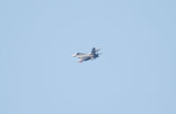 87-0227 - Flight over Columbine High School, note airbrakes on for the tight turn.