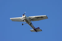 VH-LEL - Damn low, tree top height over the Logan River almost head on with some Spoonbills heading the other way. - by aussietrev