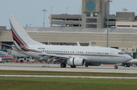 N127QS @ PBI - The business aircraft traffic at West Palm Beach on the Friday before President's Day always provides the aviation enthusiast / photographer with a treat - by Terry Fletcher