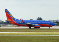 N738CB @ PBI - Southwest B737 at West Palm Beach - by Terry Fletcher