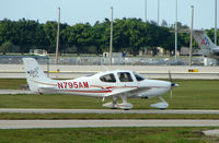 N795AM @ PBI - Cirrus SR22 at West Palm Beach - by Terry Fletcher