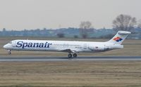 EC-GAT @ LOWW - SPANAIR MD83 - by Delta Kilo