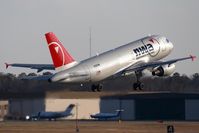 N302NB @ ORF - Northwest Airlines N302NB (FLT NWA508) departing RWY 23 enroute to New York La Guardia (KLGA). This flight originated in Minneapolis bound for La Guardia but was diverted to Norfolk. - by Dean Heald