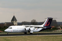 OO-DWI @ EBBR - Landing at Brussels Airport