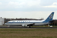 SX-BKA @ EBBR - Landing at Brussels Airport - by Marc Nollet