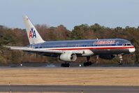 N628AA @ ORF - American Airlines N628AA (FLT AAL2396) from Denver Int'l (KDEN) landing on RWY 23. This flight was orignally destined for Newark, NJ but was diverted to Norfolk, VA. - by Dean Heald
