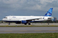 N625JB @ FLL - Jetblue A320 prepares to depart FLL - by Terry Fletcher