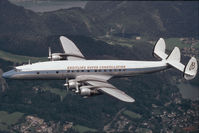 N73544 @ INFLIGHT - Breitling Lockheed Constellation air - to - air
