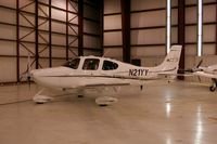 N21YY @ CID - In the PS Air Hangar