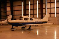 N323CL @ CID - In the PS Air Hangar - by Glenn E. Chatfield
