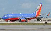 N263WN @ FLL - Southwest B737 about to depart FLL - by Terry Fletcher